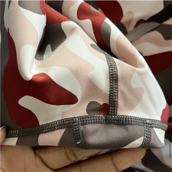 Varley Estrella Pink Brown Legging Camo Print Womens XS. - Picture 6 of 9